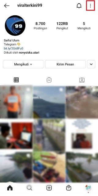 Profil Instagram Pengguna Lain