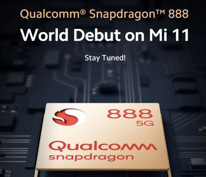 Qualcomm Snapdragon 888 debut di Xiaomi Mi 11