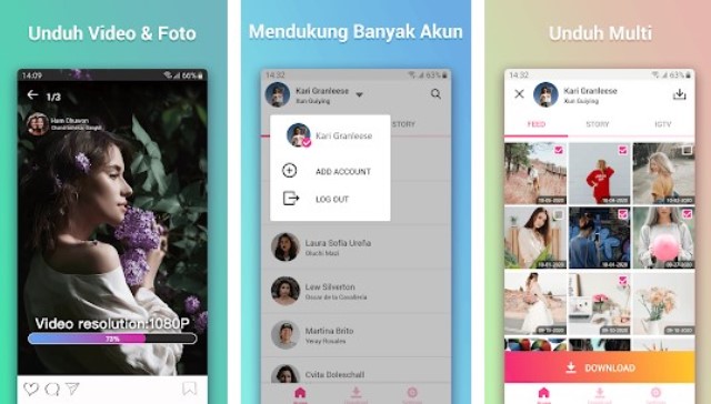 Story Saver untuk Instagram Unduh Video Foto