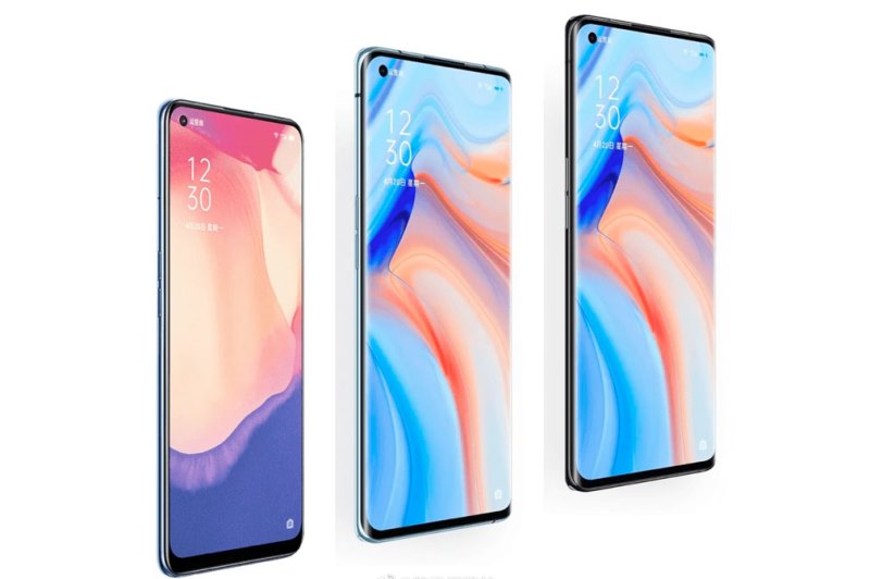 Tampilan depan Oppo Reno5 Series