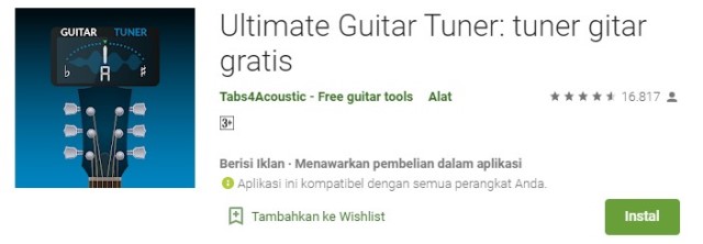 Ultimate Guitar Tuner T4A