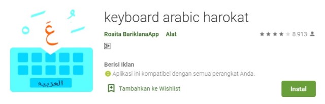 keyboard arabic harokat