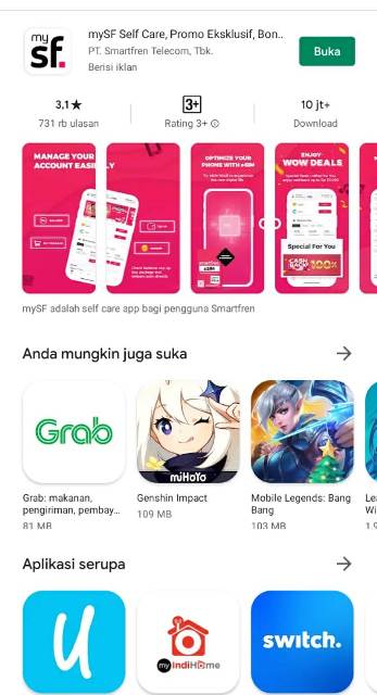 Aplikasi MySmartfren