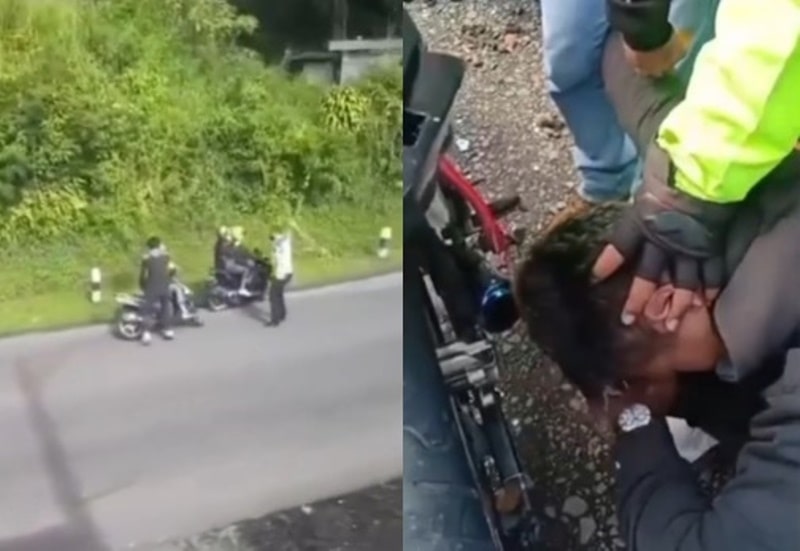 Beredar Video Razia Knalpot Bising di Bandung Pemotor Dapat Hukuman Begini