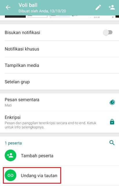 Cara Bagikan Tautan Grup WhatsApp