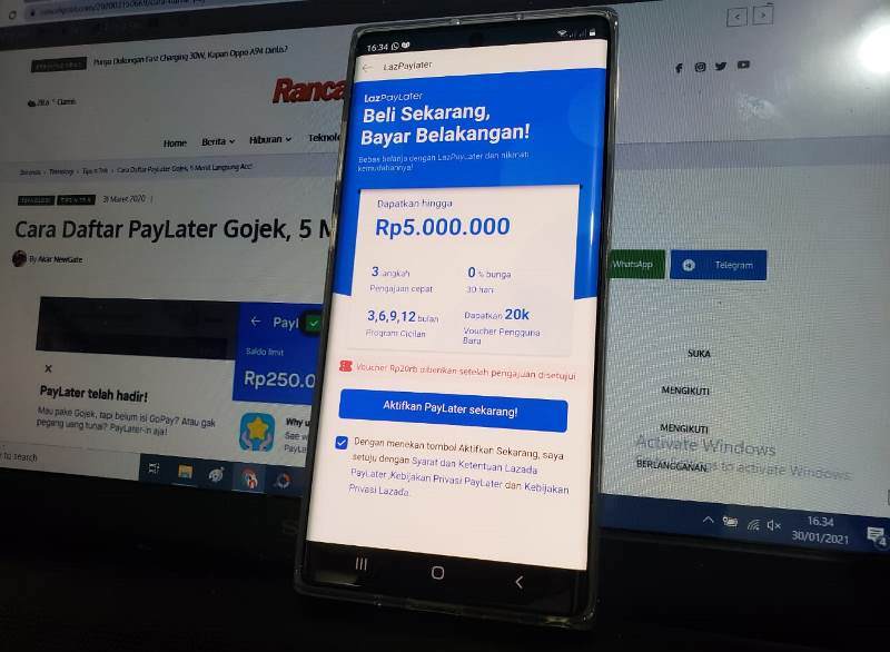 Cara Daftar Lazada PayLater Agar Langsung Disetujui