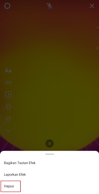 Cara Hapus Filter di Instagram Story