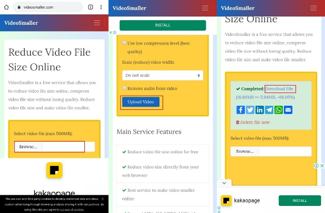 Cara Kompres Video di HP Android