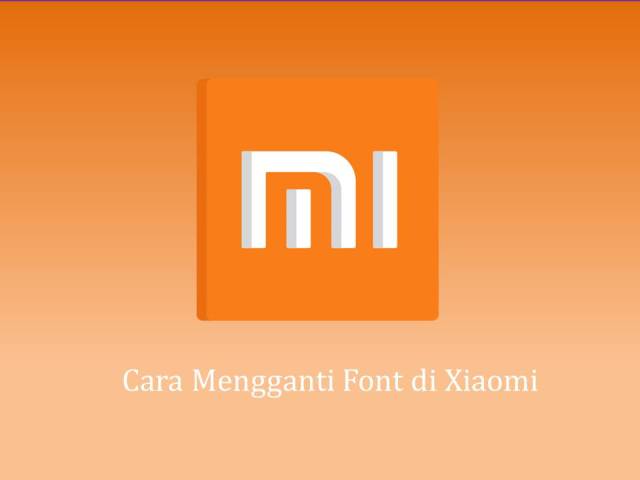 Cara Mengganti Font di Xiaomi