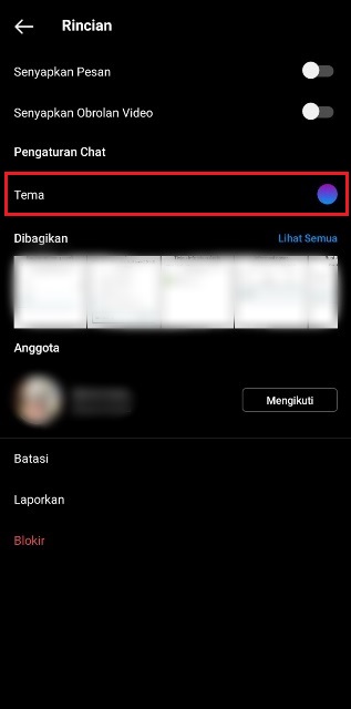 Cara Mengganti Tema DM Instagram dengan Mudah