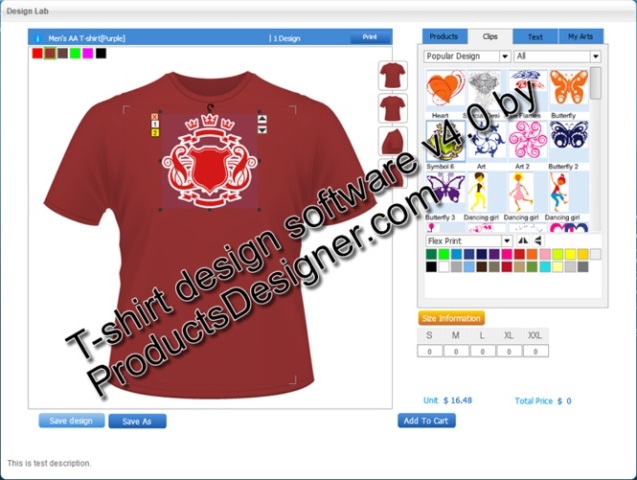 Flash T Shirt Design Software