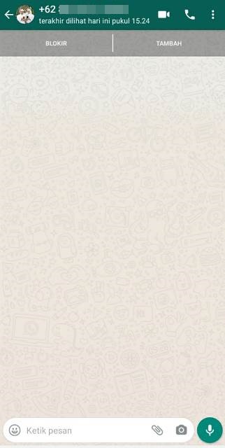 Jendela Obrolan WhatsApp