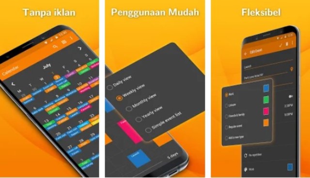 Kalender Simpel – Alat yang mudah digunakan