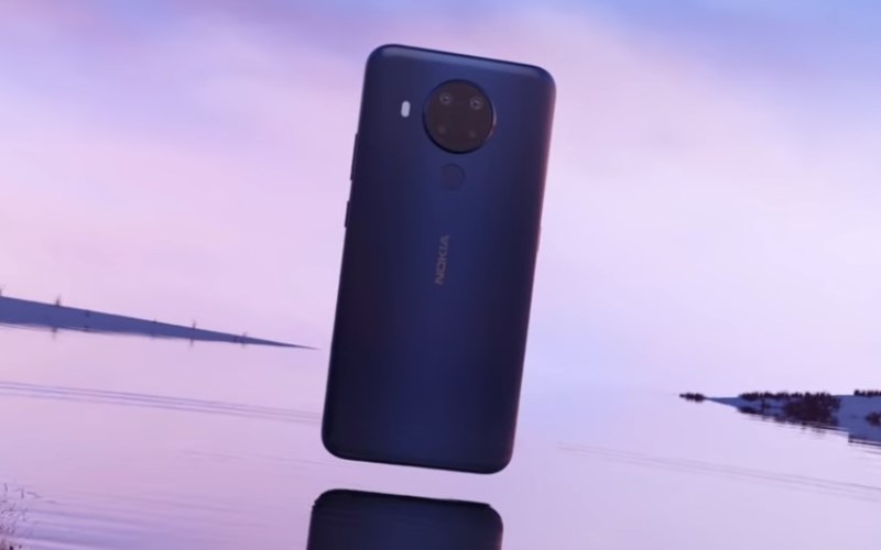 Poster peluncuran Nokia 5.4 di Indonesia