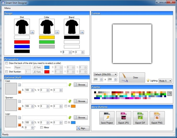 Smart Shirt Designer Aplikasi Desain Baju PC