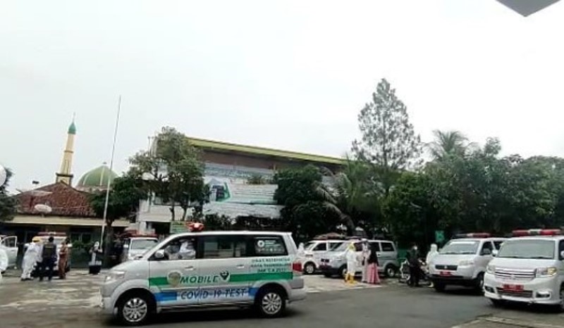 380 Santri dan Pengajar di Pesantren Tasikmalaya Positif Covid-19, Langsung Dievakuasi