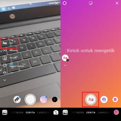 Cara Membuat Teks Bergerak di IG