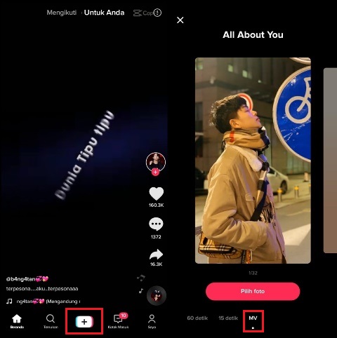 Cara Membuat Template Foto di TikTok