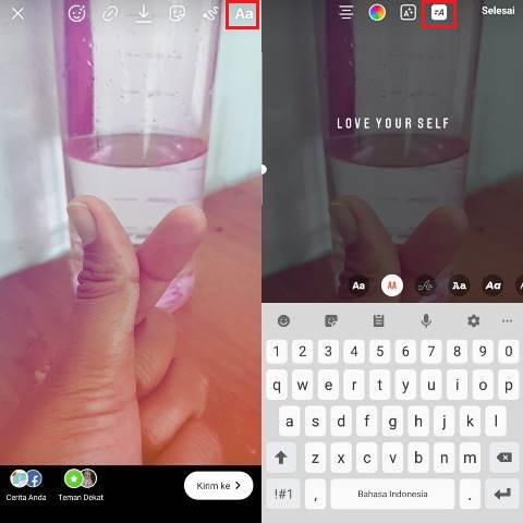 Cara Membuat Tulisan Bergerak di Foto Instagram Story