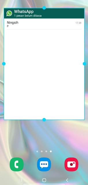 Cara Menampilkan Chat WhatsApp di Layar Utama