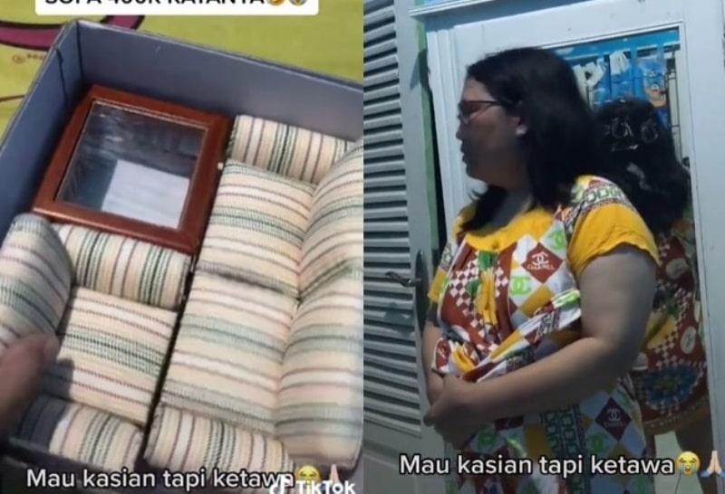 Cerita Emak-emak Tergoda Flash Sale Sofa Rp 400 Ribu Berujung Kecewa Pas Barang Datang