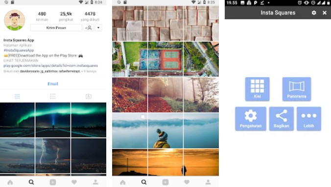 Instant Squares - Pemecah Gambar untuk Instagram