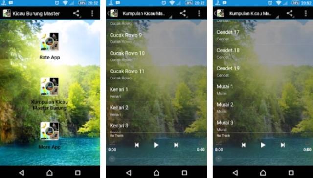 Kicau Burung Master Aplikasi Suara Burung
