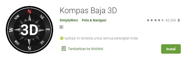 Kompas Baja 3D