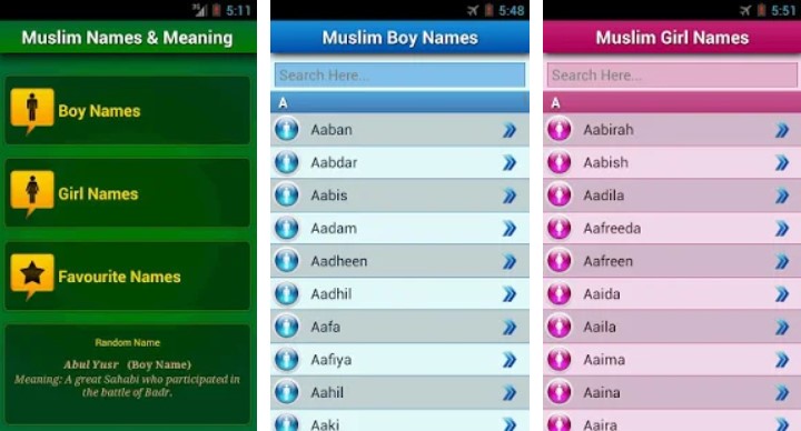 Muslim Baby Names and Meaning! - Aplikasi Arti Nama Offline