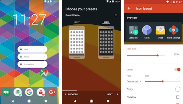 Nova Launcher - Aplikasi Tema Android