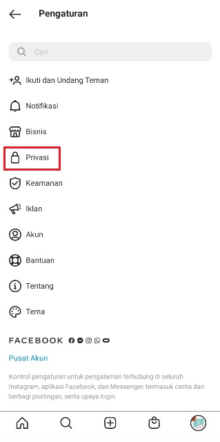 Privasi IG