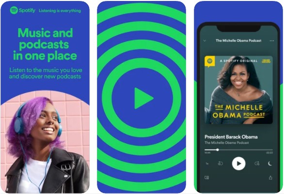 Spotify Music and podcast‪s‬ - Aplikasi Pemutar Musik iPhone Online
