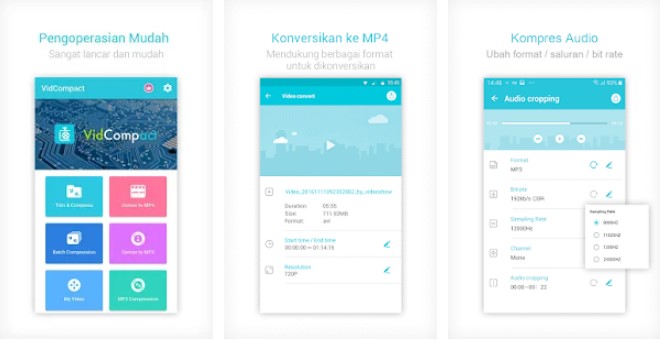 VidCompact Aplikasi Convert Video to MP3