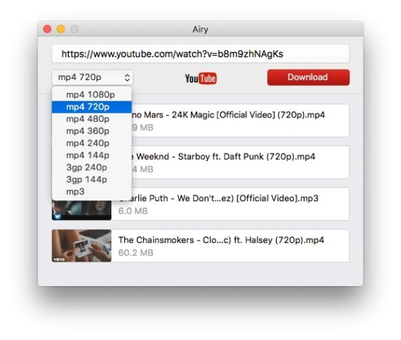 Airy YouTube Downloader - Aplikasi Download Video YouTube PC