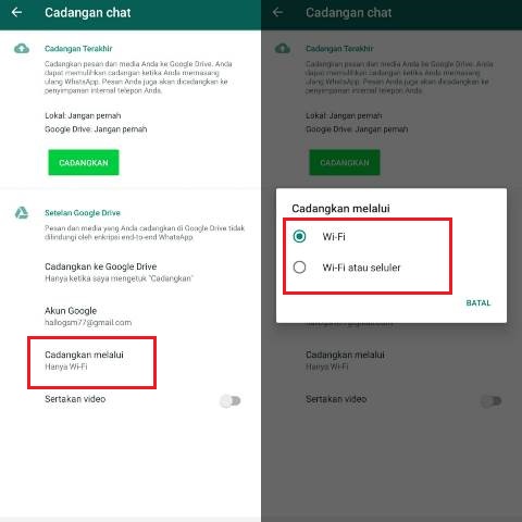 Cara Backup Chat WhatsApp di Android