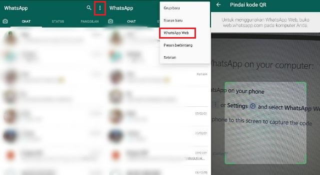 Cara Login WhatsApp Web