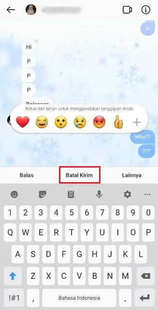 Cara Membatalkan Pesan DM di Instagram