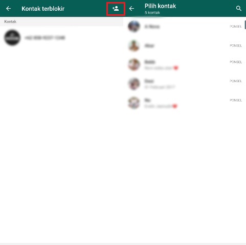 Cara Memblokir Kontak WhatsApp di HP