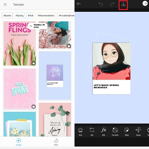 Cara Membuat Template Instagram di PicsArt