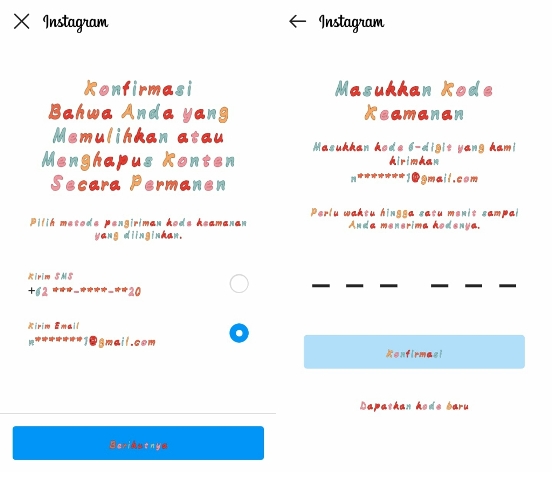 Cara Memulihkan Postingan yang Dihapus di IG