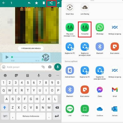 Cara Mengubah Voice Note Menjadi Text di WhatsApp