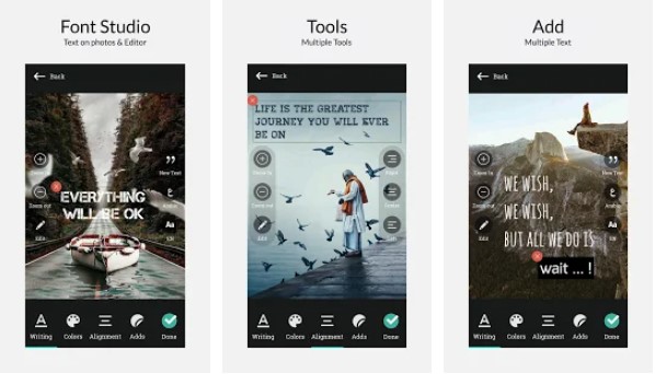 Font Studio – Text on photos & editor