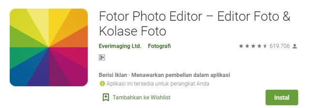 Fotor Photo Editor – Editor Foto & Kolase Foto