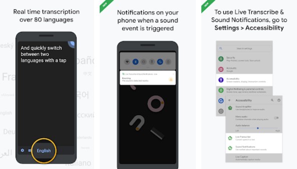 Live Transcribe Sound Notifications Aplikasi Pengubah Suara Menjadi Teks