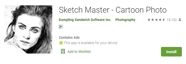 Sketch Master – Cartoon Photo