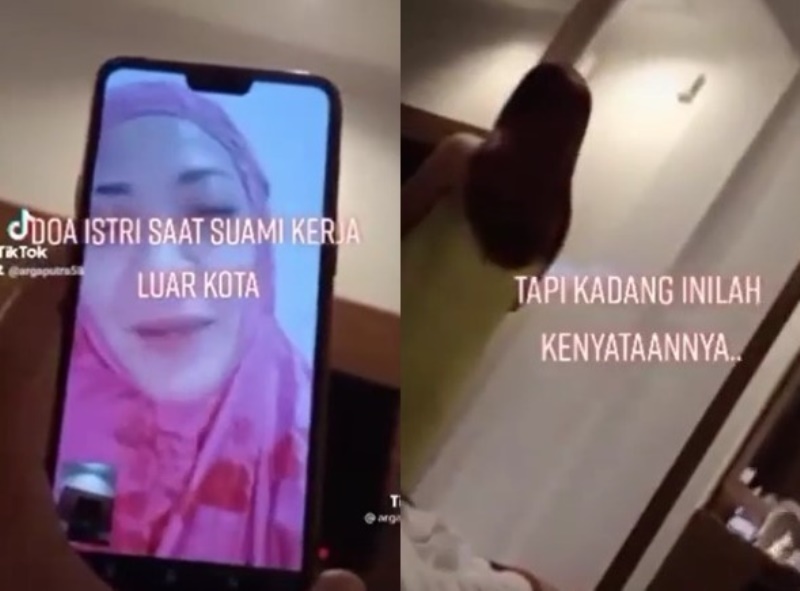 Tega Nian! Seorang Suami Diduga Pamer Selingkuh di Hotel Saat Video Call dengan Istri