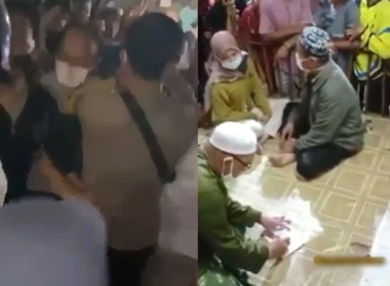 VIRAL Pasangan Sejoli Langsung Dinikahkan Usai Kepergok Mesum oleh Warga