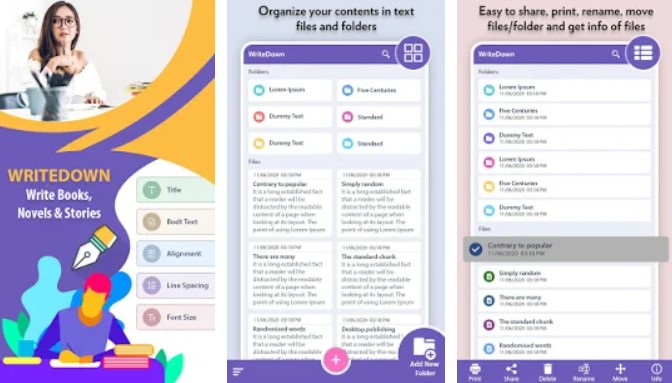 WriteDown - Write Books, Novels & Stories