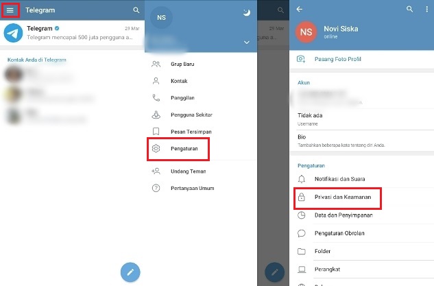 Cara Agar Terlihat Offline di Telegram