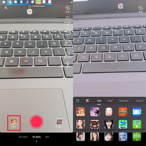 Cara Menemukan Efek di TikTok